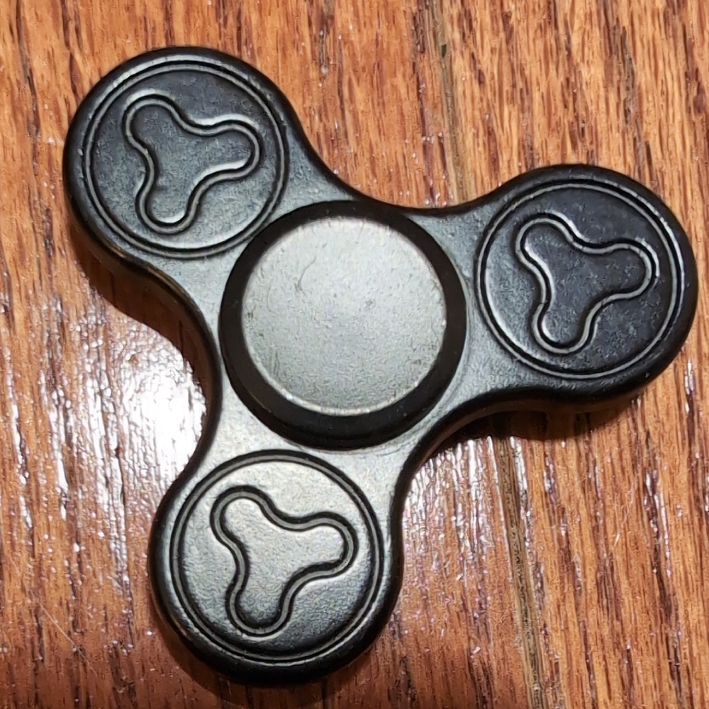 Black Weighted Fast Bearing Fidget Spinner